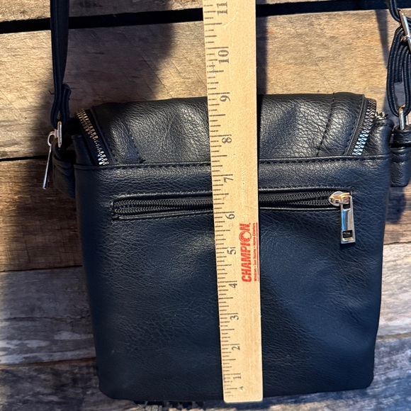 💰BOGO FREE Vegan Leather Shoulder Crossbody Bag with Tassels - Picture 7 of 10